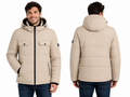Chaqueta Acolchada Hombre con Capucha – Máximo Abrigo y Estilo Moderno